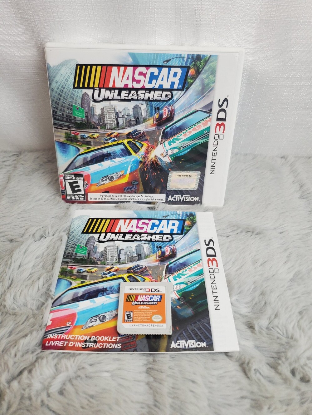 Nascar Unleashed Nintendo 3DS - Complete Case Game Manuel